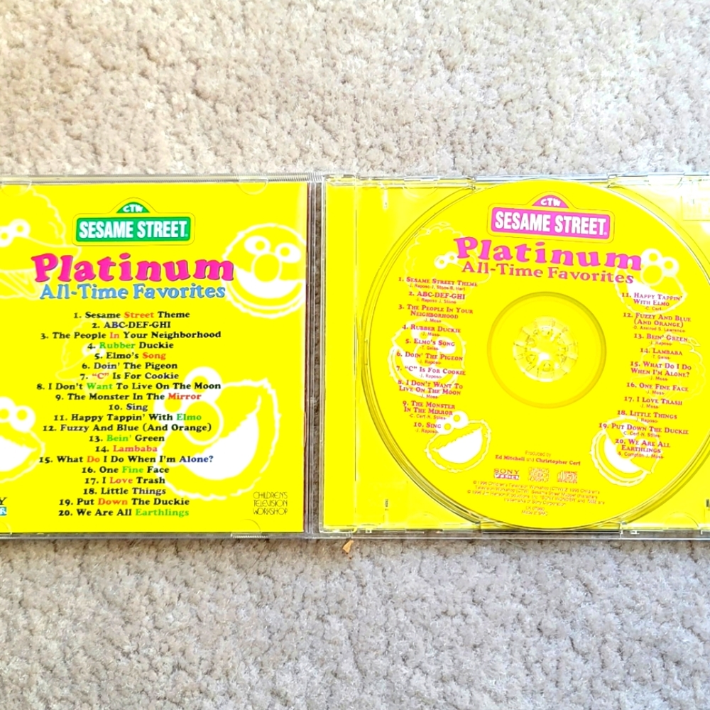 CD - Sesame Street Platinum All Time Favorites (20 Tracks)